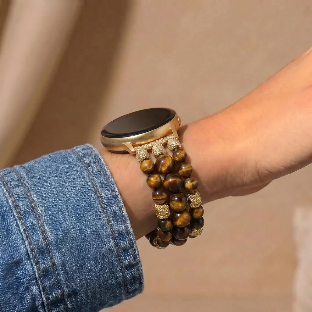 Grounding Tiger's Eye Watch Band