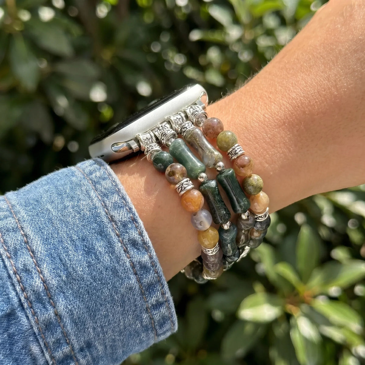Gaia Agate Apple Watch Band