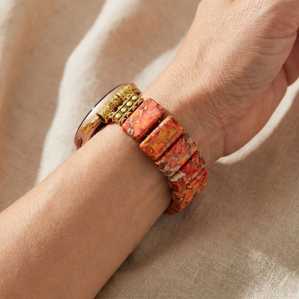 Sunset Jasper Watch Band