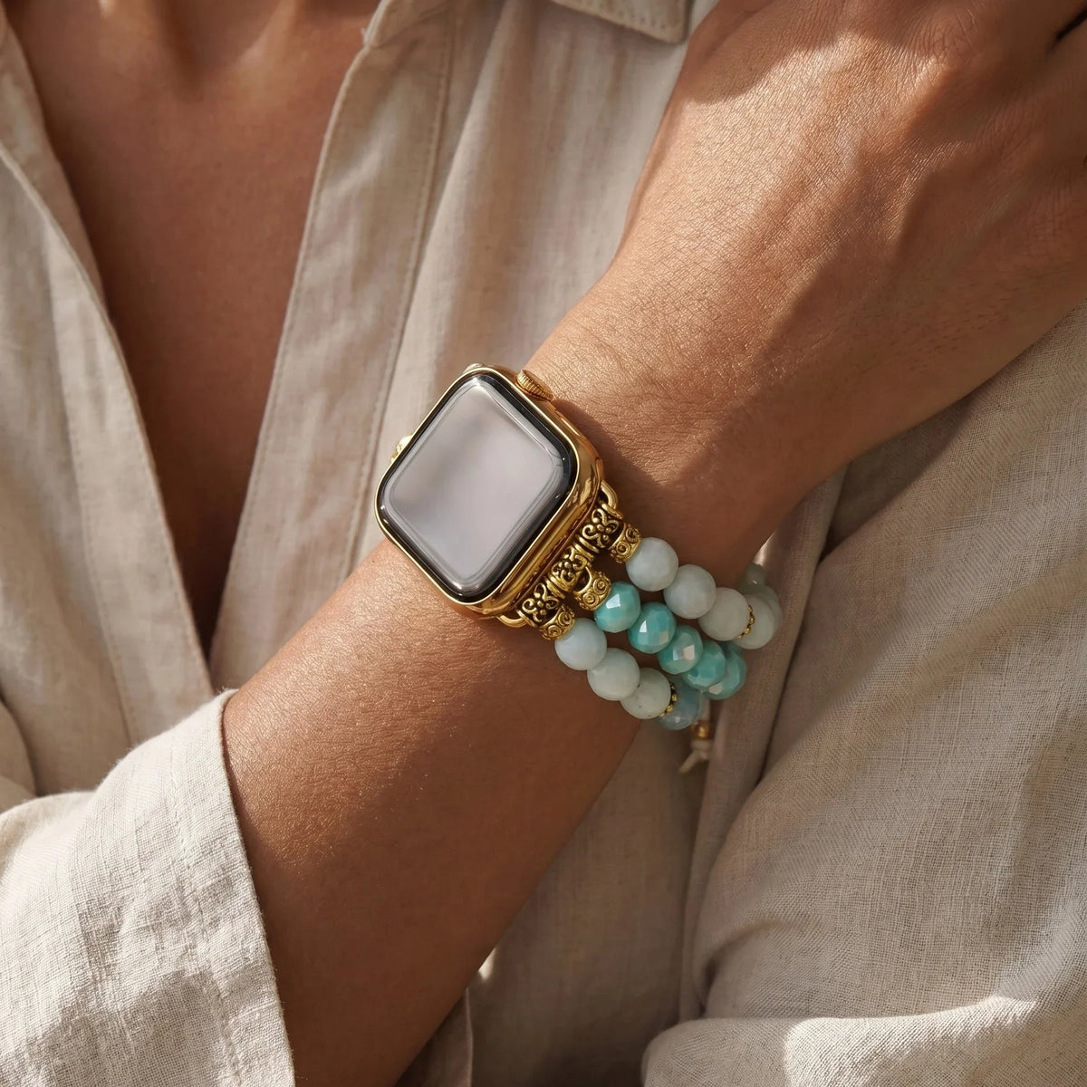 Serene Amazonite Apple Watch Band