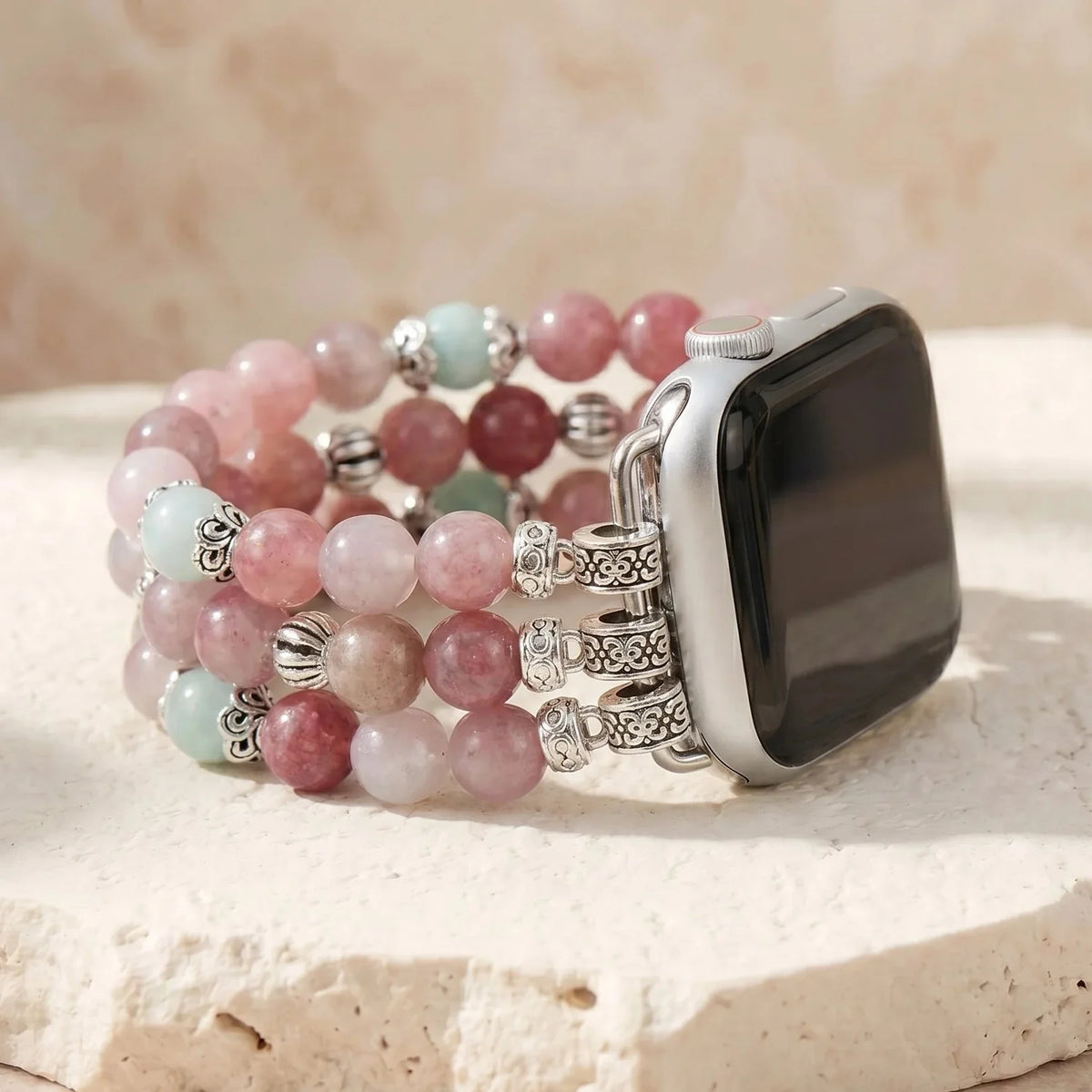 Bliss Strawberry Quartz Apple Watch Band