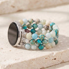 Ocean Breeze Jasper Samsung Watch Band