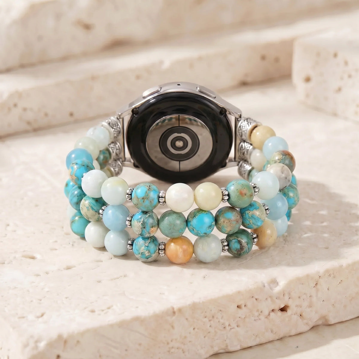 Ocean Breeze Jasper Samsung Watch Band