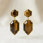 Grounding Tiger's Eye Earrings