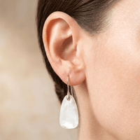 Natural Mother of Pearl Teardrop Earrings