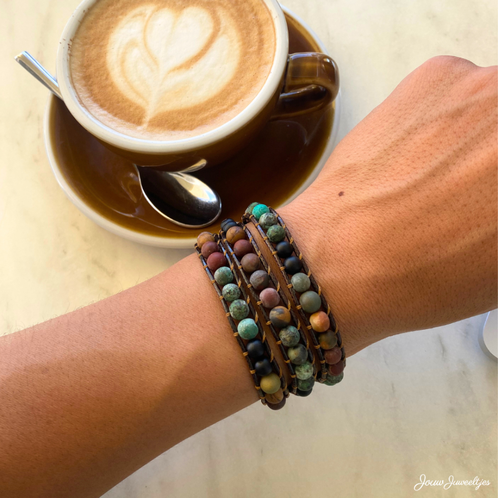 Stress Relieving Jasper Bracelet