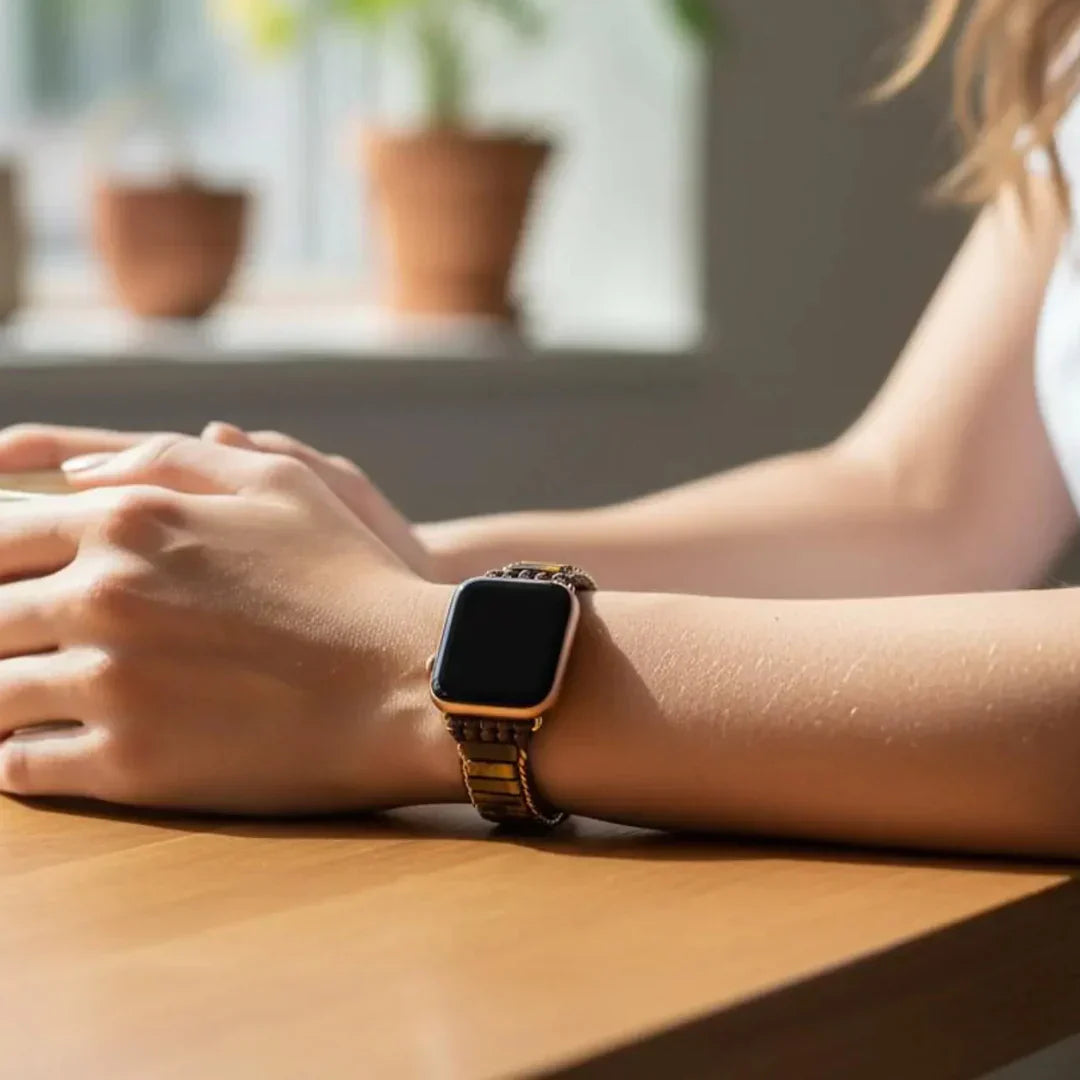 Powerful Tiger's Eye Fitbit Watch Band